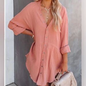 Vici Boutique Kennedy Tunic NWTGS